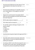NICET Fire Alarm Systems Level 2 Q&A &vert; 2026&sol;2027 Updated Exam Review
