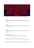 WGU - SCRIPTING AND PROGRAMMING&NewLine;FOUNDATIONS EXAM NEWEST ACTUAL&NewLine;EXAM COMPLETE 60 QUESTIONS AND&NewLine;CORRECT DETAILED ANSWERS&NewLine;&lpar;VERIFIED ANSWERS&rpar; &vert;ALREADY&NewLine;GRADED A&plus;&vert;&vert;BRAND NEW VERSION&NewLine;2026&excl;&excl;&excl;