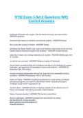 N192 Exam 3 Set 2 Questions With Correct Answers