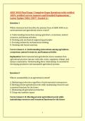 AESC 2050 Final Exam &vert; Complete Exam Questions with verified 100&percnt; verified correct Answers and Detailed Explanations &ndash; Latest Update 2026&sol;2027 &vert; Graded A&plus;