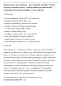 BOEING QUALITY &lpar;QA&rpar; TEST EXAM &ndash; QUESTIONS AND ANSWERS &vert; VERIFIED&NewLine;AND WELL DETAILED ANSWERS &vert; EXAM TESTBANK &vert; PLUS RATIONALES &vert;&NewLine;DOWNLOAD AND PASS &vert; LATEST EXAM UPDATE 2026&sol;2027