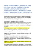 NR 546 PSYCHOPHARMACOLOGY MIDTERM EXAM QUESTIONS & ANSWER EXAM QUESTIONS AND ANSWERS LATEST UPDATED 2026&sol;2027 A COMPLETE SOLUTION ALL ANSWERS GET IT 100&percnt; CORRECT VERIFIED BEST GRADED A&plus; FOR SUCCESS