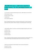 NSG 3600 Peds Exam 3 &vert; 200 Practice Questions & Verified Answers &vert; GI&comma; GU & Neurological Systems &vert; A&plus; Graded