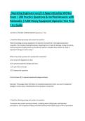Operating Engineers Local 12 Apprenticeship Written Exam &vert; 200 Practice Questions & Verified Answers with Rationales &vert; IUOE Heavy Equipment Operator Test Prep &vert; A&plus; Guide