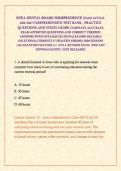 IOWA DENTAL BOARD JURISPRUDENCE EXAM ACTUAL 2026&sol;2027 COMPREHENSIVE TEST BANK &comma; PRACTICE QUESTIONS AND STUDY GUIDE COMPLETE ACCURATE EXAM APPROVED QUESTIONS AND CORRECT VERIFIED ANSWERS WITH DETAILED RATIONALES &lpar;100&percnt; RELIABLE SOLUTIONS&rpar; CURRENTLY UPDATED 