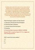 FLORIDA REAL ESTATE CLASS ACTUAL FINAL EXAM 2026&sol;2027 PRACTICE QUESTIONS AND STUDY GUIDE ACCURATE EXAM COMPLETE APPROVED QUESTIONS AND CORRECT VERIFIED SOLUTIONS WITH DETAILED RATIONALES &lpar;100&percnt; RELIABLE ANSWERS&rpar; NEWEST UPDATED VERSION 2026 EDITION &vert;GUARANT