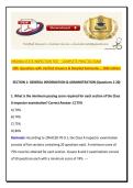 VIRGINIA STATE INSPECTION TEST &ndash; COMPLETE PRACTICE EXAM&NewLine;100&plus; Questions with Verified Answers & Detailed Rationales &vert; 2026 Edition&NewLine;
