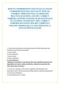 HESI PN COMPREHENSIVE EXIT EXAM ACCURATE COMPREHENSIVE PRACTICE EXAM WITH ALL POSSIBLE APPROVED WELL ELABORATED PRACTICE QUESTIONS AND 100&percnt; CORRECT VERIFIED ANSWERS WITH DETAILED RATIONALES PLUS EXPERT ANSWER KEY &lpar;100&percnt; CORRECT VERIFIED SOLUTIONS&rpar; 2026-202