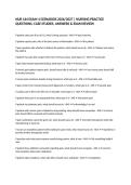 NUR 164 EXAM 4 SCENARIOS 2026&sol;2027 &vert; NURSING PRACTICE QUESTIONS&comma; CASE STUDIES&comma; ANSWERS & EXAM REVIEW&NewLine;&NewLine;