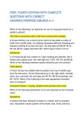 PEPP&comma; FOURTH EDITION WITH COMPLETE QUESTIONS WITH CORRECT ANSWERS&sol;&sol;VERIFIED&sol;&sol;GRADED A&plus;&sol;&sol;