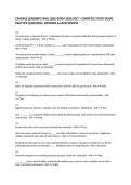 CENGAGE LEARNING FINAL QUIZ&sol;EXAM 2026&sol;2027 &vert; COMPLETE STUDY GUIDE&comma; PRACTICE QUESTIONS&comma; ANSWERS & EXAM REVIEW