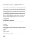 CENGAGE FINAL EXAM REVIEW PART 1 MODULES 1-4 2026&sol;2027 &vert; STUDY GUIDE&comma; PRACTICE QUESTIONS&comma; ANSWERS & EXAM PREP