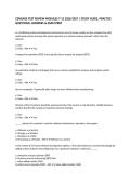 CENGAGE TEST REVIEW MODULES 7-12 2026&sol;2027 &vert; STUDY GUIDE&comma; PRACTICE QUESTIONS&comma; ANSWERS & EXAM PREP