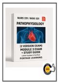 Pass NURS 231 &sol; BIOD 331 Module 3 Exam &ndash; Pathophysiology &lpar;Portage Learning&rpar; &lpar;2026&rpar; Actual Questions with Verified Answers &vert; Take & Pass the Exam