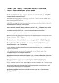 CENGAGE EXAM 1 CHAPTER 22 QUESTIONS 2026&sol;2027 &vert; STUDY GUIDE&comma; PRACTICE QUESTIONS&comma; ANSWERS & EXAM REVIEW