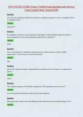 CPCO STUDY GUIDE&colon; Exam &vert; Verified Exam Questions and Answers &vert;&NewLine;Latest Updated Study Material 2026