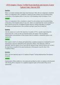 CPCO chapter 2 Exam &vert; Verified Exam Questions and Answers &vert; Latest&NewLine;Updated Study Material 2026