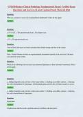 CPL100 Beaker Clinical Pathology Fundamentals Exam &vert; Verified Exam&NewLine;Questions and Answers &vert; Latest Updated Study Material 2026