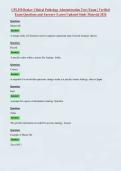 CPL250 Beaker Clinical Pathology Administration Test&colon; Exam &vert; Verified&NewLine;Exam Questions and Answers &vert; Latest Updated Study Material 2026