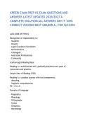 KPEERI EXAM PREP &num;2 EXAM QUESTIONS AND ANSWERS LATEST UPDATED 2026&sol;2027 A COMPLETE SOLUTION ALL ANSWERS GET IT 100&percnt; CORRECT VERIFIED BEST GRADED A&plus; FOR SUCCESS