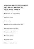 MEDICATION&lowbar;AIDE&lowbar;STATE&lowbar;TEST&lowbar;2&lowbar;2026&lowbar;TEST&lowbar;PAPER&lowbar;PRACTICE&lowbar;QUESTIONS