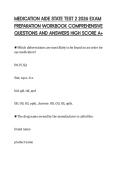 MEDICATION&lowbar;AIDE&lowbar;STATE&lowbar;TEST&lowbar;2&lowbar;2026&lowbar;EXAM&lowbar;PREPARATION&lowbar;WORKBOOK&lowbar;COMPREHENSIVE