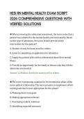 HESI RN MENTAL HEALTH EXAM SCRIPT 2026 COMPREHENSIVE QUESTIONS WITH VERIFIED SOLUTIONS&period;pdf&NewLine;&NewLine;