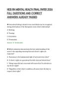 HESI RN MENTAL HEALTH FINAL PAPER 2026 FULL QUESTIONS AND CORRECT ANSWERS ALREADY PASSED&period;pdf&NewLine;&NewLine;
