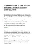 HESI RN MENTAL HEALTH EXAM PREP 2026 FULL QUESTION COLLECTION WITH EXPERT SOLUTIONS&period;pdf&NewLine;&NewLine;
