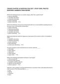 CENGAGE CHAPTER 16 QUESTIONS 2026&sol;2027 &vert; STUDY GUIDE&comma; PRACTICE QUESTIONS&comma; ANSWERS & EXAM REVIEW