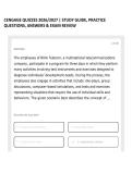 CENGAGE QUIZZES 2026&sol;2027 &vert; STUDY GUIDE&comma; PRACTICE QUESTIONS&comma; ANSWERS & EXAM REVIEW