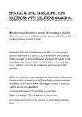 HESI&lowbar;CAT&lowbar;ACTUAL&lowbar;EXAM&lowbar;SCRIPT&lowbar;2026&lowbar;QUESTIONS&lowbar;WITH&lowbar;SOLUTIONS&lowbar;GRADED