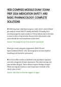 HESI&lowbar;COMPASS&lowbar;MODULE&lowbar;EXAM&lowbar;1&lowbar;EXAM&lowbar;PREP&lowbar;2026&lowbar;MEDICATION&lowbar;SAFETY&lowbar;AND