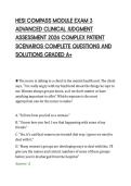 HESI&lowbar;COMPASS&lowbar;MODULE&lowbar;EXAM&lowbar;3&lowbar;ADVANCED&lowbar;CLINICAL&lowbar;JUDGMENT&lowbar;ASSESSMENT