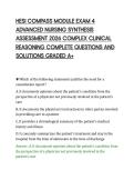 HESI&lowbar;COMPASS&lowbar;MODULE&lowbar;EXAM&lowbar;4&lowbar;ADVANCED&lowbar;NURSING&lowbar;SYNTHESIS&lowbar;ASSESSMENT