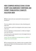 HESI&lowbar;COMPASS&lowbar;MODULE&lowbar;EXAM&lowbar;5&lowbar;EXAM&lowbar;SCRIPT&lowbar;2026&lowbar;EMERGENCY&lowbar;RESPONSE&lowbar;AND