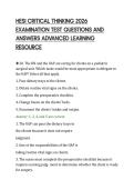 HESI&lowbar;CRITICAL&lowbar;THINKING&lowbar;2026&lowbar;EXAMINATION&lowbar;TEST&lowbar;QUESTIONS&lowbar;AND&lowbar;ANSWERS