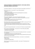 NURS 1001 NURSING AS A PROFESSION 2026&sol;2027 &vert; STUDY GUIDE&comma; PRACTICE QUESTIONS&comma; ANSWERS & EXAM REVIEW