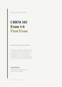 CHEM 103 EXAM 1-6 & FINAL 2026 Portage Learning &vert; Complete Bundle Verified Q&A &vert; Already Graded A&plus; &vert; Pass Guaranteed&NewLine;&NewLine;
