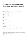 HESI&lowbar;EXIT&lowbar;STUDY&lowbar;GUIDE&lowbar;2026&lowbar;ACCURATE&lowbar;QUESTION&lowbar;SET&lowbar;AND&lowbar;CORRECT&lowbar;ANSWERS
