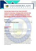 NR 304 FINAL EXAM ACTUAL EXAM 2026&sol;2027 COMPLETE EXAM REAL TESTBANK 500 QUESTION AND CORRECT ANSWERS &plus; 200 MOST TESTED Q&A FROM PAST PAPERS &lpar;VERIFIED ANSWERS BY KNOWN SOURCES&rpar; 