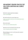 HESI&lowbar;MATERNITY&lowbar;PEDIATRIC&lowbar;PRACTICE&lowbar;TEST&lowbar;2026&lowbar;TESTED&lowbar;QUESTIONS&lowbar;AND