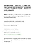 HESI&lowbar;MATERNITY&lowbar;PEDIATRIC&lowbar;EXAM&lowbar;SCRIPT&lowbar;FINAL&lowbar;PAPER&lowbar;2026&lowbar;COMPLETE&lowbar;QUESTIONS