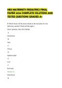 HESI&lowbar;MATERNITY&lowbar;PEDIATRICS&lowbar;FINAL&lowbar;PAPER&lowbar;2026&lowbar;COMPLETE&lowbar;SOLUTIONS&lowbar;AND