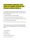 HESI&lowbar;MATERNITY&lowbar;PEDIATRICS&lowbar;STUDY&lowbar;GUIDE&lowbar;2026&lowbar;VERIFIED&lowbar;QUESTIONS&lowbar;AND