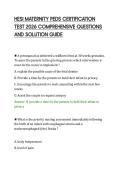 HESI&lowbar;MATERNITY&lowbar;PEDS&lowbar;CERTIFICATION&lowbar;TEST&lowbar;2026&lowbar;COMPREHENSIVE&lowbar;QUESTIONS