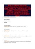 MOD A FIREFIGHTER BASIC&NewLine;OPERATIONS EXAM NEWEST ACTUAL&NewLine;EXAM COMPLETE 140 QUESTIONS AND&NewLine;CORRECT DETAILED ANSWERS&NewLine;&lpar;VERIFIED ANSWERS&rpar; &vert;ALREADY&NewLine;GRADED A&plus;&vert;&vert;BRAND NEW VERSION&NewLine;2026&excl;&excl;&excl;