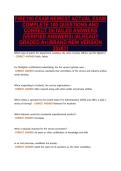 FiRE100 EXAM NEWEST ACTUAL EXAM&NewLine;COMPLETE 100 QUESTIONS AND&NewLine;CORRECT DETAILED ANSWERS&NewLine;&lpar;VERIFIED ANSWERS&rpar; &vert;ALREADY&NewLine;GRADED A&plus;&vert;&vert;BRAND NEW VERSION&NewLine;2026&excl;&excl;&excl;