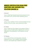 MENDIX CERTIFICATION EXAM PREP QUESTIONS AND ANSWERS FULL SOLUTION GRADED A&plus;