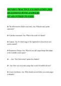MENDIX PRACTICE EXAMINATION 2026 QUESTIONS WITH ANSWERS GUARANTEED TO PASS&period;pdf&NewLine;&NewLine;